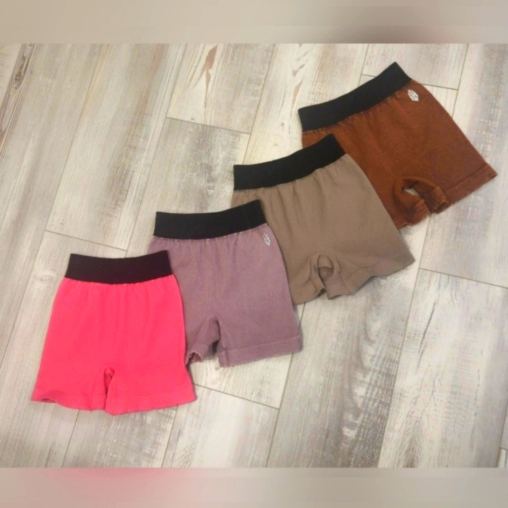 Free People Stylish Women's Bike Shorts Dark Brown- Variety Of Colors Available